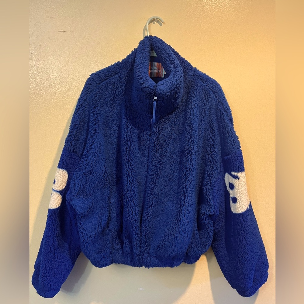 Urban Outfiters Olivia Print Sherpa Jacket